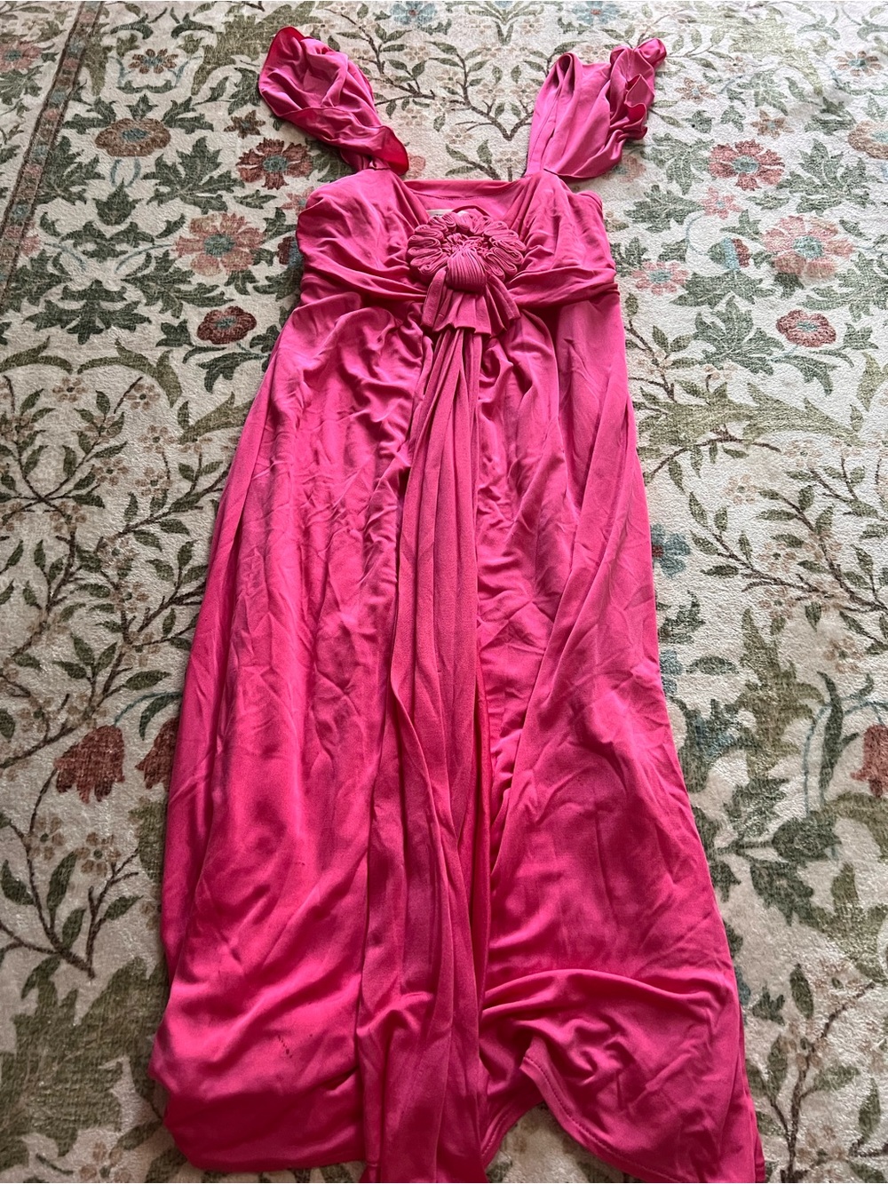 Vintage Y2K 90s Temperley London Silk Dress Pink Size 4